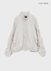(UNISEX) Bracken Shirring Two-way Nylon Jumper
