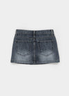 Lecan Low-waist Denim Miniskirt