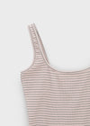 Poise Stripe Square Neck Sleeveless