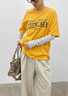 Marita Overfit Lettering Short Sleeve Tee