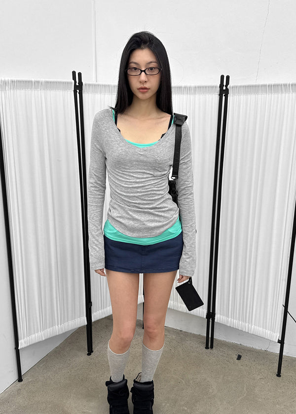 Pocohi Studded Mini Skort