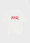 Marita Overfit Lettering Short Sleeve Tee