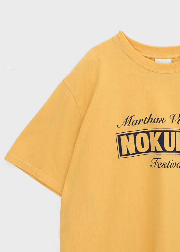 Marita Overfit Lettering Short Sleeve Tee