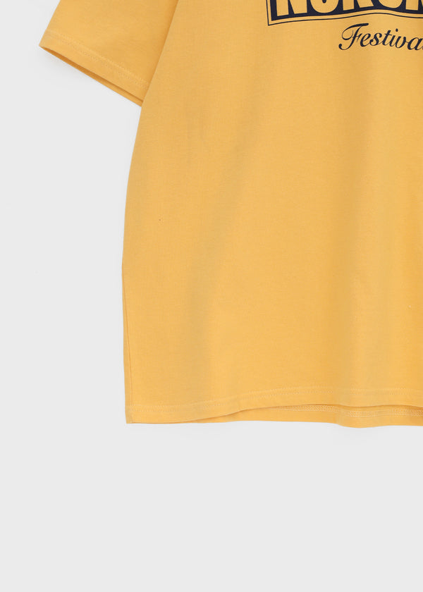 Marita Overfit Lettering Short Sleeve Tee