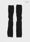 Maol Two-Tone Shirring Knit Leg Warmer