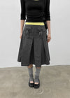 Maol Two-Tone Shirring Knit Leg Warmer