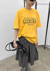 Marita Overfit Lettering Short Sleeve Tee