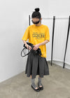 Marita Overfit Lettering Short Sleeve Tee