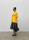 Marita Overfit Lettering Short Sleeve Tee