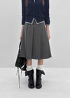 Singtoni Pleated Midi Skirt