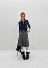 Singtoni Pleated Midi Skirt