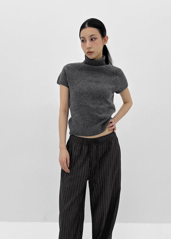 Nervik Turtleneckr Short Sleeve Knit