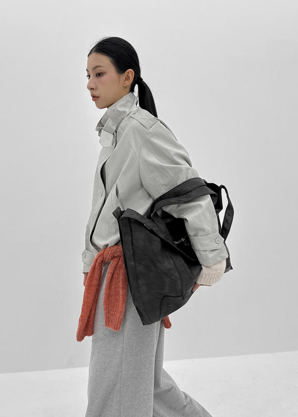 Hanobi Vintage Washed Big Shoulder Bag