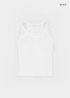 Dipley U-neck Ribbed Sleeveless