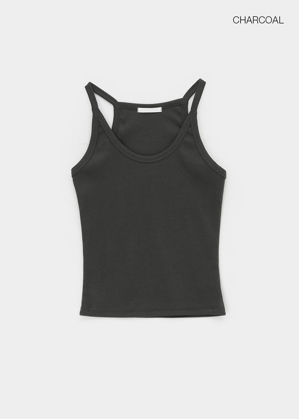 Dipley U-neck Ribbed Sleeveless