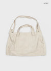 Hanobi Vintage Washed Big Shoulder Bag