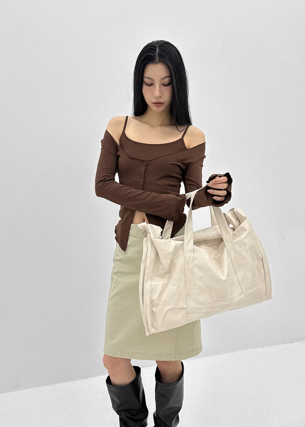 Hargen SET - Cardigan, Sleeveless (Built-in Cap)