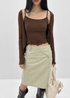 Hargen SET - Cardigan, Sleeveless (Built-in Cap)