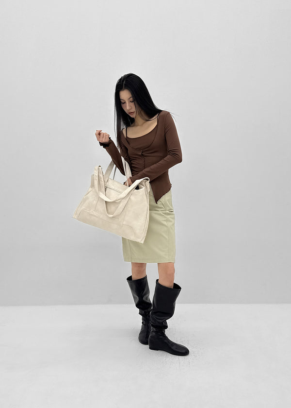 Hargen SET - Cardigan, Sleeveless (Built-in Cap)