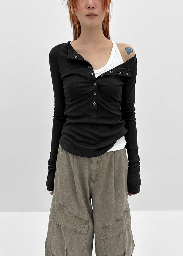 Dipley U-neck Ribbed Sleeveless