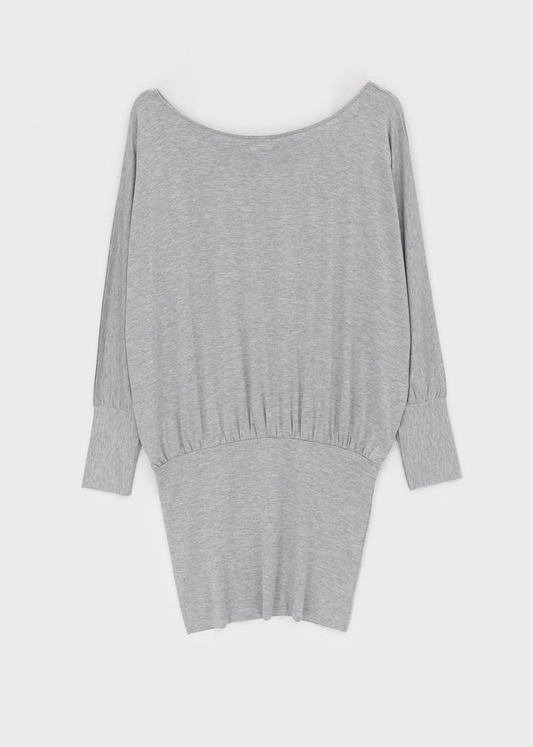 Pinko Drape Off-shoulder Long Sleeve Tee