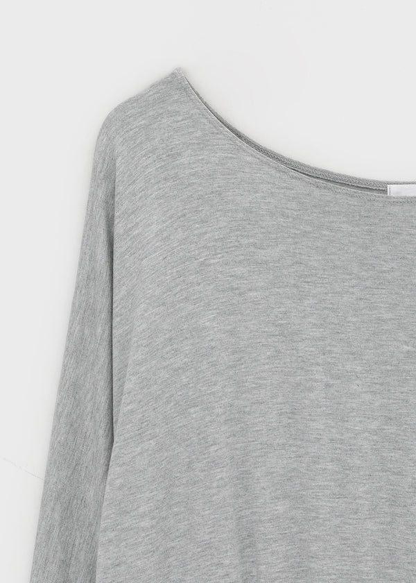 Pinko Drape Off-shoulder Long Sleeve Tee