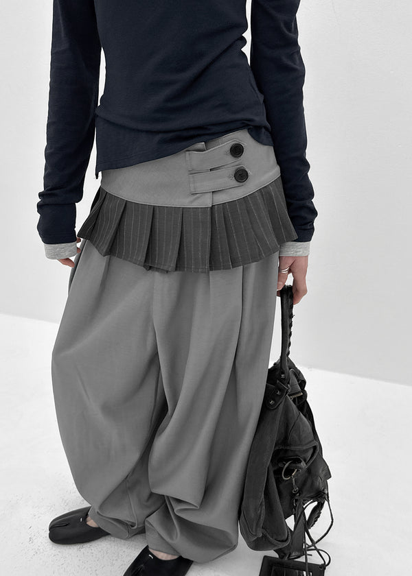 Depolerang Set - Wrap Skirt, Balloon Slacks