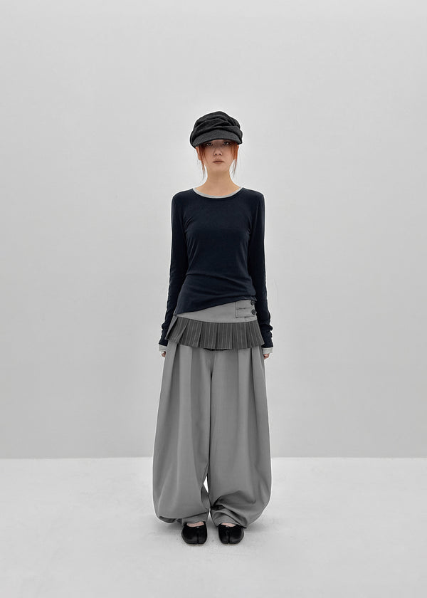 Depolerang Set - Wrap Skirt, Balloon Slacks