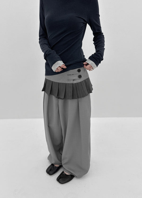 Depolerang Set - Wrap Skirt, Balloon Slacks
