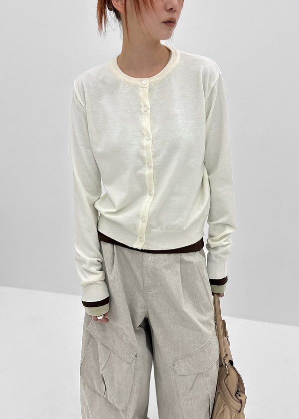 Beckive Round Knit Cardigan