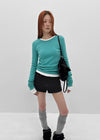 Caroine Raw Denim Shorts