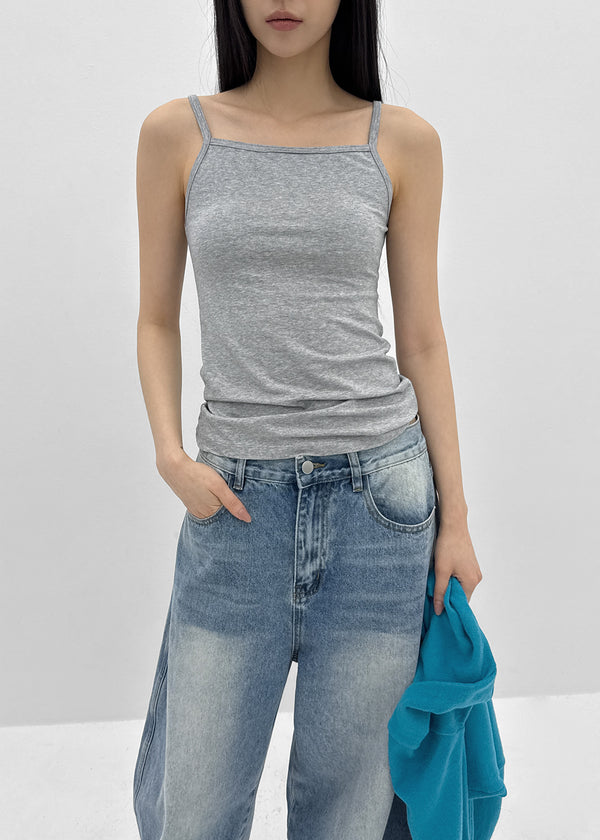 (UNISEX) Sentip Washed Wide Balloon Denim Pants
