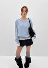 Caroine Raw Denim Shorts