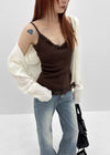 Pomerin Lace Layered Sleeveless Top