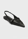Keshong Stiletto Slingback Flat Shoes