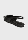 Keshong Stiletto Slingback Flat Shoes