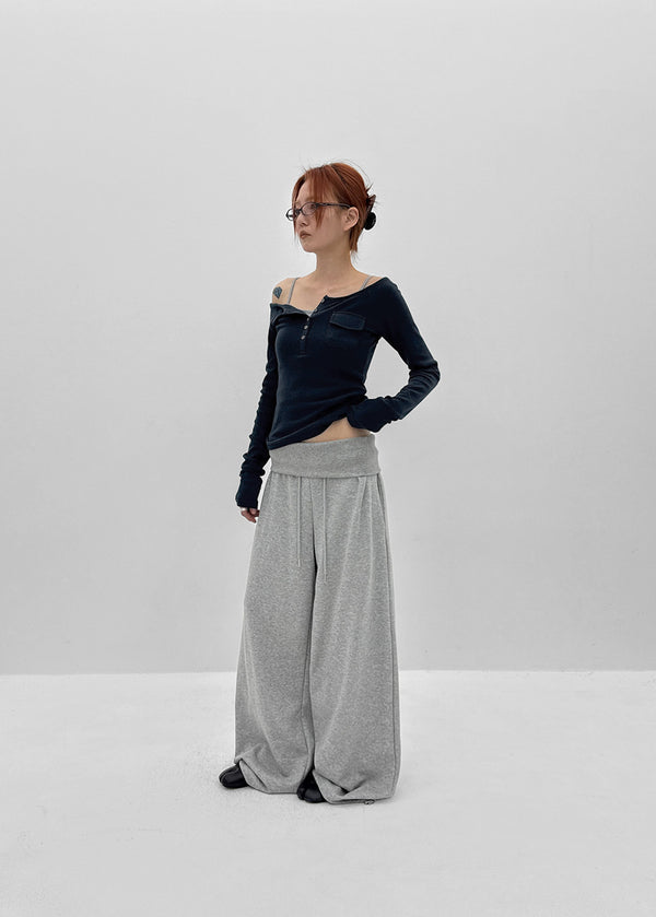 Atone Folding Wide Training Pants