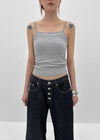 Patner Basic Ribbed Sleeveless (Built-in Cup)