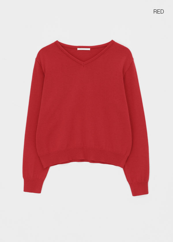 Silkein V-neck Knit