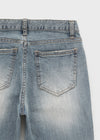 Romhat Low-waist Washed Bootcut Denim Pants