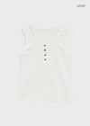 Dent Button U-neck Sleeveless