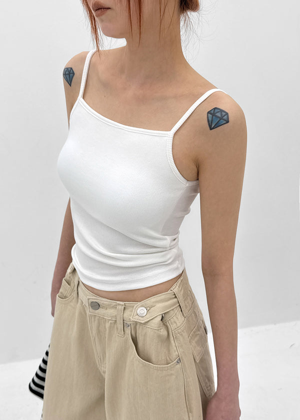Patner Basic Ribbed Sleeveless (Built-in Cup)
