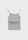 Patner Basic Ribbed Sleeveless (Built-in Cup)
