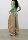 (UNISEX) Amune Cotton Wide Balloon Pants