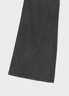 Lizette Non-faded Back Pocket Raw Denim Bootcut Pants