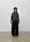 Kojina Wide Pintuck Slacks