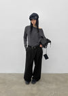Kojina Wide Pintuck Slacks