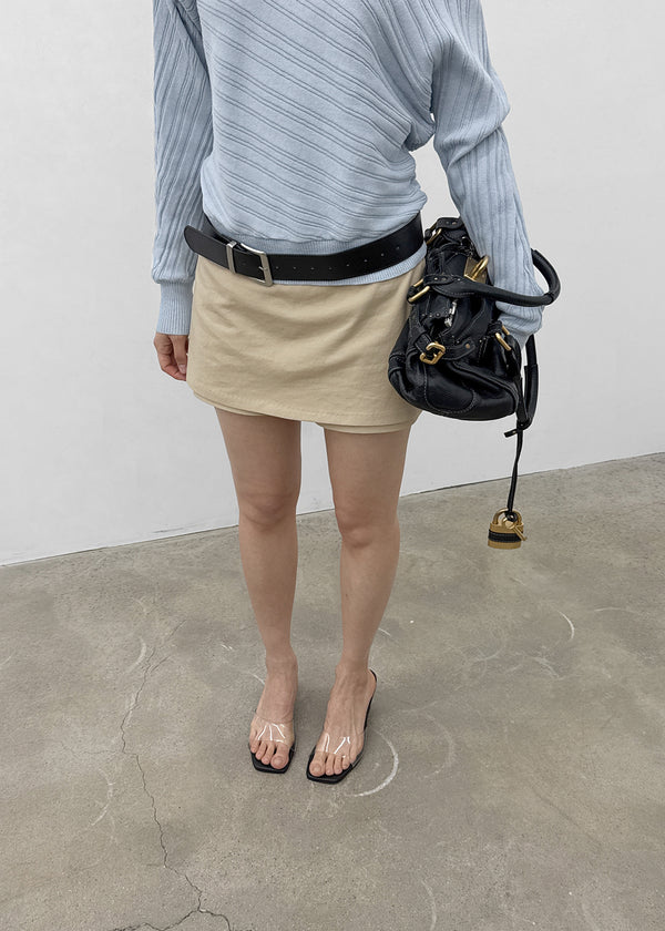 Trinew Cotton Mini Skirt Pants