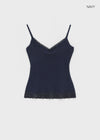 Pomerin Lace Layered Sleeveless Top