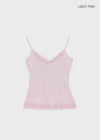 Pomerin Lace Layered Sleeveless Top